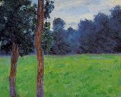 克劳德 莫奈 : Two Trees in a Meadow